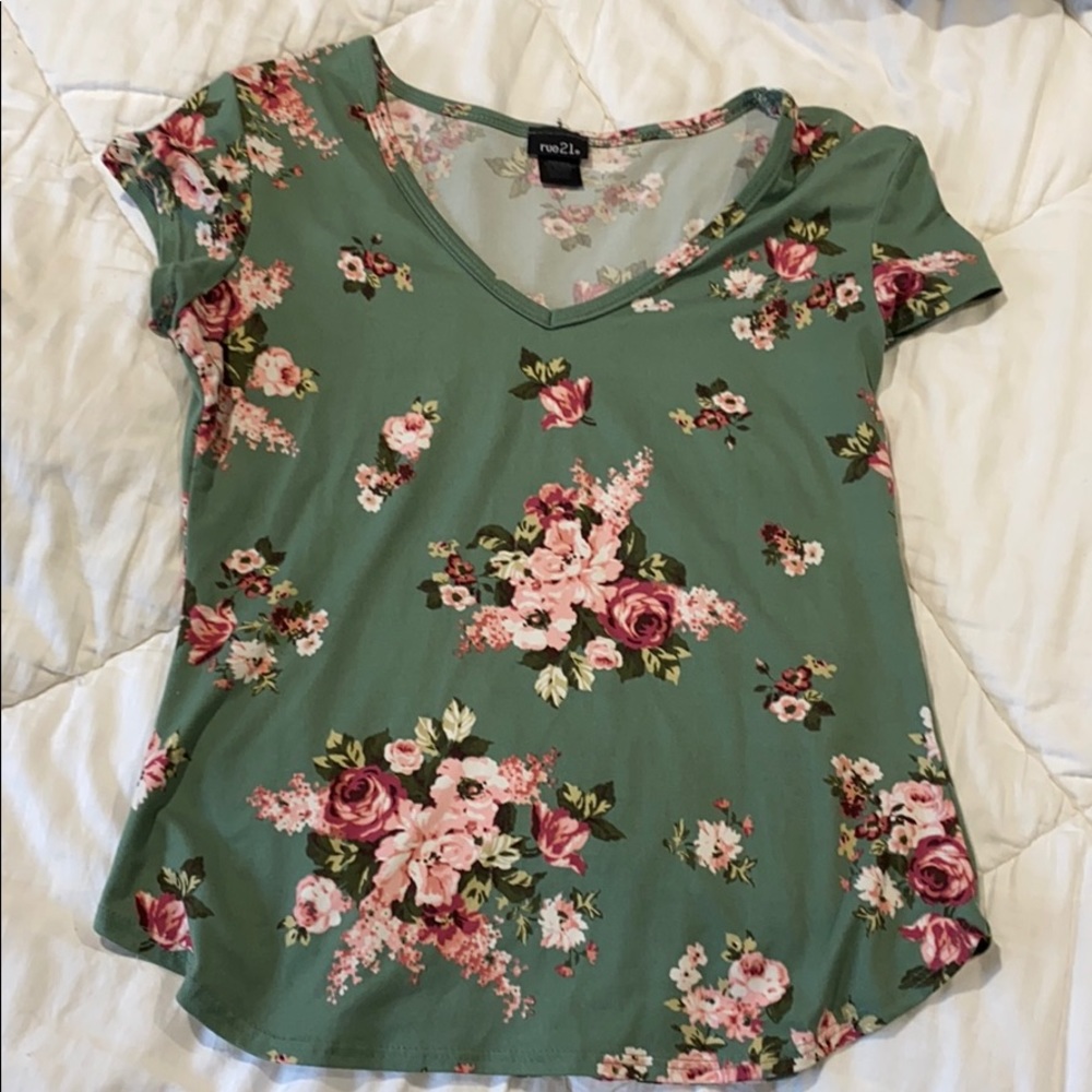 Green shirt